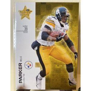 2007 Leaf Rookies & Stars #75 Willie Parker Pittsburgh Steelers NFL Trading Card